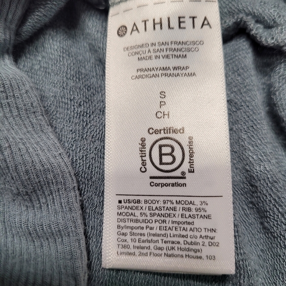 Athleta Pranayama Wrap Open Front Cardigan size S - Picture 9 of 10